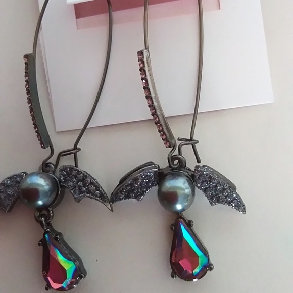 Betsey Johnson Bat Earrings 2025
